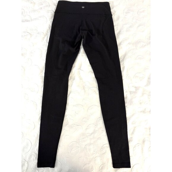 Lululemon Wunder Under Pant Full Length Mid Rise 30" Luon Black Leggings 4 - Picture 5 of 9